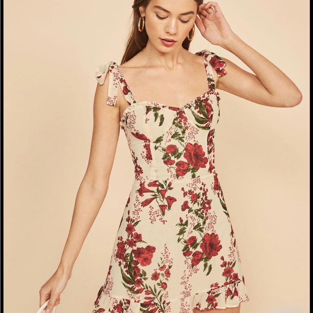 Reformation 0 Christine Floral Dress